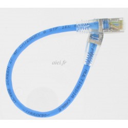 CORDON SUR MESURE CAT6 BLEU