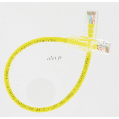 CORDON SUR MESURE CAT5NBL JAUNE