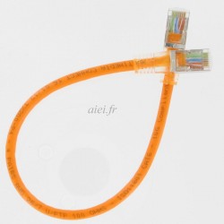 CORDON SUR MESURE CAT6 ORANGE 