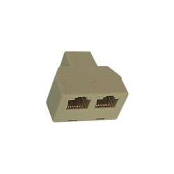 ADAPTATEUR RJ12 Femelle/Femelle/Femelle