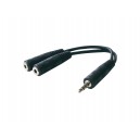 CORDON EN Y JACK 3.5 STEREO M/F/F