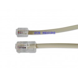 CORDON TELEPHONIQUE RJ45/RJ11 3M