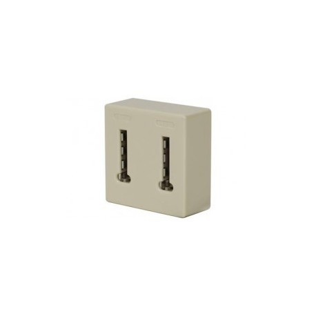 Filtre adsl rj45 mâle / 2 x rj45 femelle - Filtre adsl rj45 m / 2