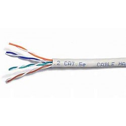 CABLE 4 PAIRES CAT5e MULTIBRINS UTP LSZH 100m