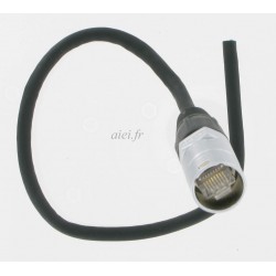 Cordon ETHERCON RJ45 Male /Male C5e Blindé 1 Metre