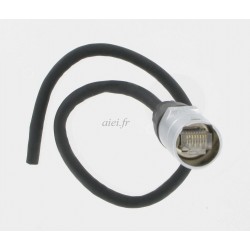 Cordon ETHERCON RJ45 Male /Male C5e Blindé 1 Metre